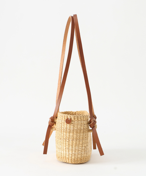 IENA（イエナ）の「MUUN/ムーニュ MINI ZORRO バッグ MZOR_COT_NTAECT（ショルダーバッグ・レディース・ベージュ・FREE）」の3枚目の写真