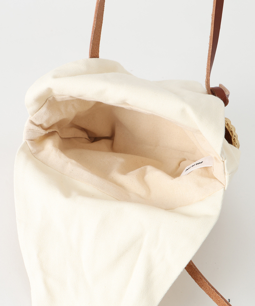 IENA（イエナ）の「MUUN/ムーニュ MINI ZORRO バッグ MZOR_COT_NTAECT（ショルダーバッグ・レディース・ベージュ・FREE）」の7枚目の写真