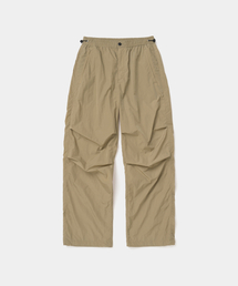 nylon parachute pocket pants beige