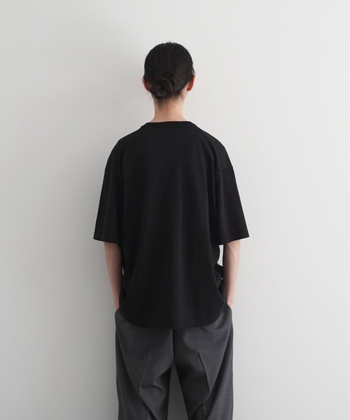 crepuscule（クレプスキュール）の「crepuscule Washi v/n knit t-shirt（Tシャツ/カットソー・メンズ・ブラック/ブルー・2）」の3枚目の写真