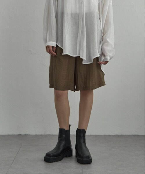 notch.(ノッチ)の「ハーフパンツ(スラックス・レディース・ブラウン/ブラック・M)」の17枚目の写真