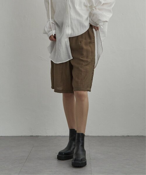 notch.(ノッチ)の「ハーフパンツ(スラックス・レディース・ブラウン/ブラック・M)」の18枚目の写真