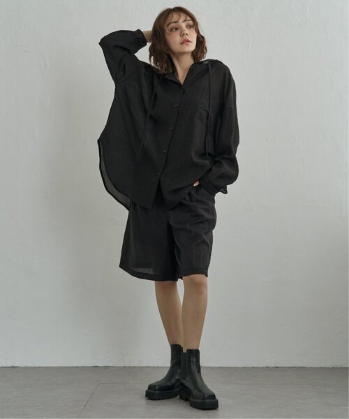 notch.(ノッチ)の「ハーフパンツ(スラックス・レディース・ブラウン/ブラック・M)」の13枚目の写真