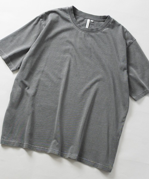JOHN'S CLOSET(ジョンズクローゼット)の「【31】エクストラタッチコットン クルーネックTシャツ 無地/ピグメント(Tシャツ/カットソー・メンズ・ホワイト/ブラック/チャコールグレー/グレー・SMALL/LARGE/MEDIUM)」の4枚目の写真