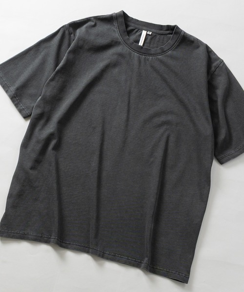 JOHN'S CLOSET(ジョンズクローゼット)の「【31】エクストラタッチコットン クルーネックTシャツ 無地/ピグメント(Tシャツ/カットソー・メンズ・ホワイト/ブラック/チャコールグレー/グレー・SMALL/LARGE/MEDIUM)」の1枚目の写真