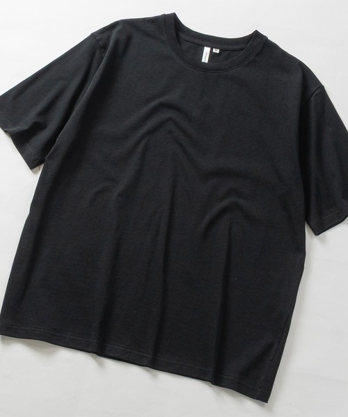JOHN'S CLOSET(ジョンズクローゼット)の「【31】エクストラタッチコットン クルーネックTシャツ 無地/ピグメント(Tシャツ/カットソー・メンズ・ホワイト/ブラック/チャコールグレー/グレー・SMALL/LARGE/MEDIUM)」の3枚目の写真