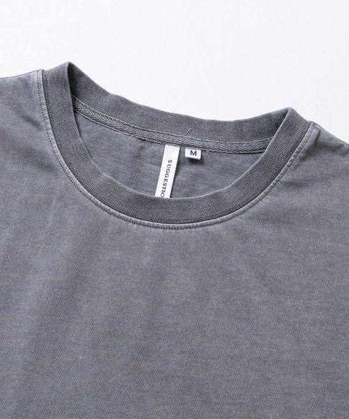 JOHN'S CLOSET(ジョンズクローゼット)の「【31】エクストラタッチコットン クルーネックTシャツ 無地/ピグメント(Tシャツ/カットソー・メンズ・ホワイト/ブラック/チャコールグレー/グレー・SMALL/LARGE/MEDIUM)」の8枚目の写真