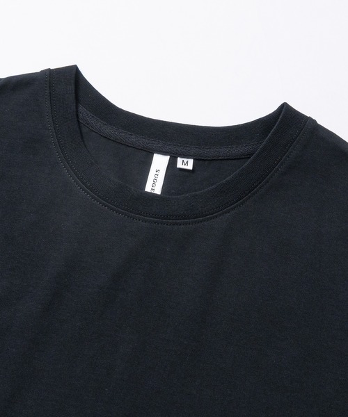 JOHN'S CLOSET(ジョンズクローゼット)の「【31】エクストラタッチコットン クルーネックTシャツ 無地/ピグメント(Tシャツ/カットソー・メンズ・ホワイト/ブラック/チャコールグレー/グレー・SMALL/LARGE/MEDIUM)」の5枚目の写真
