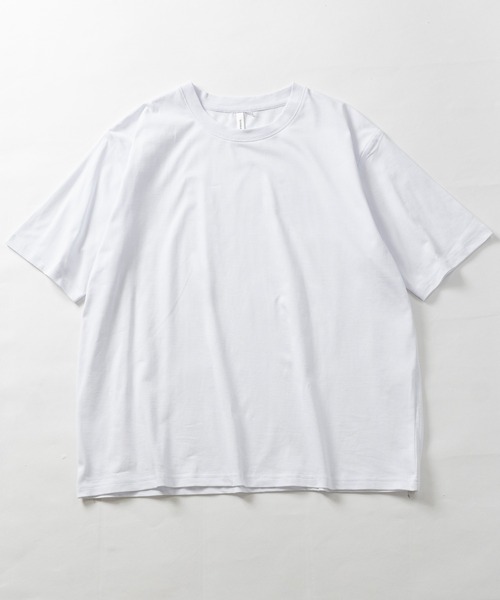 JOHN'S CLOSET(ジョンズクローゼット)の「【31】エクストラタッチコットン クルーネックTシャツ 無地/ピグメント(Tシャツ/カットソー・メンズ・ホワイト/ブラック/チャコールグレー/グレー・SMALL/LARGE/MEDIUM)」の15枚目の写真