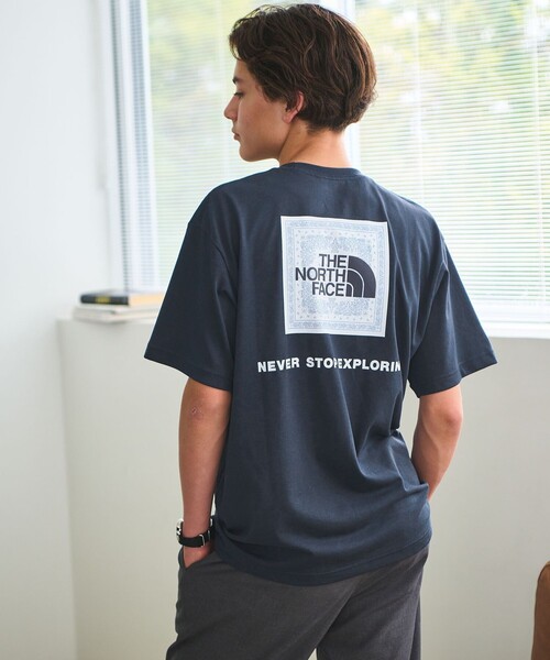 THE NORTH FACE(ザノースフェイス)の「【WEB限定】<THE NORTH FACE>ショートスリーブ バンダナ Tシャツ(Tシャツ/カットソー・メンズ・ブラック/パープル/ネイビー/オフホワイト・S/M/L/XL)」の3枚目の写真