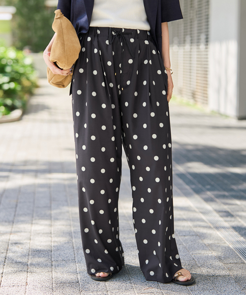 Spick & Span(スピックアンドスパン)の「《一部店舗+WEB限定》ドットプリントイージーパンツ(その他パンツ・レディース・その他4/マルチ・38/36)」の2枚目の写真