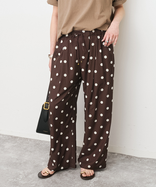 Spick & Span(スピックアンドスパン)の「《一部店舗+WEB限定》ドットプリントイージーパンツ(その他パンツ・レディース・その他4/マルチ・38/36)」の21枚目の写真