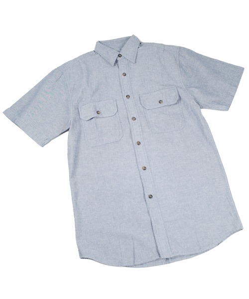 KEY(キイ)の「【T18】【KEY/キー】CHAMBRAY WORK SHIRT SHORT SLEEVE(シャツ/ブラウス・メンズ・ブルー・SMALL/MEDIUM)」の5枚目の写真