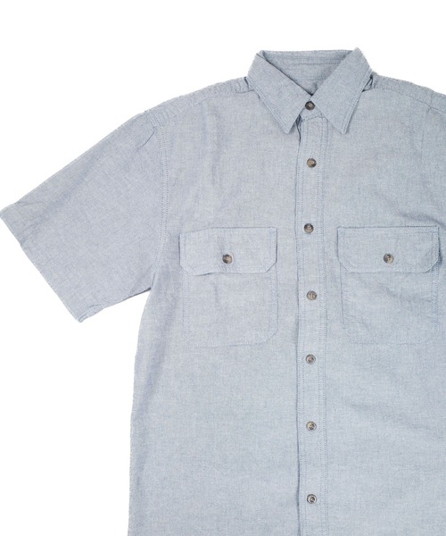 KEY(キイ)の「【T18】【KEY/キー】CHAMBRAY WORK SHIRT SHORT SLEEVE(シャツ/ブラウス・メンズ・ブルー・SMALL/MEDIUM)」の6枚目の写真