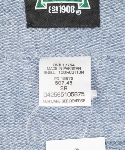 KEY(キイ)の「【T18】【KEY/キー】CHAMBRAY WORK SHIRT SHORT SLEEVE(シャツ/ブラウス・メンズ・ブルー・SMALL/MEDIUM)」の9枚目の写真