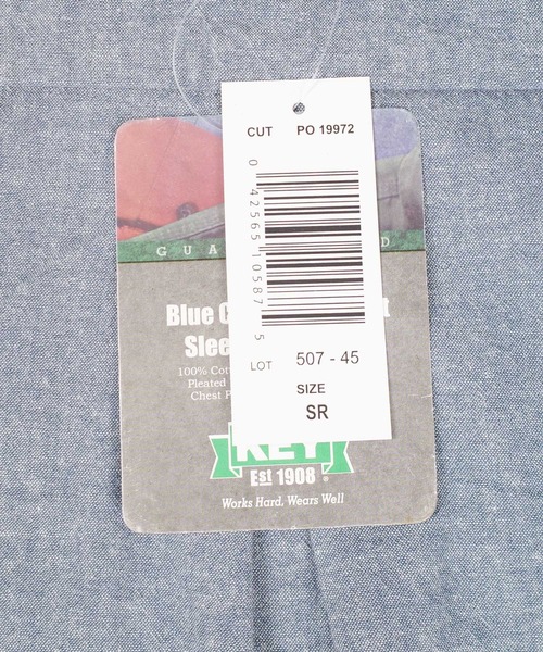 KEY(キイ)の「【T18】【KEY/キー】CHAMBRAY WORK SHIRT SHORT SLEEVE(シャツ/ブラウス・メンズ・ブルー・SMALL/MEDIUM)」の10枚目の写真
