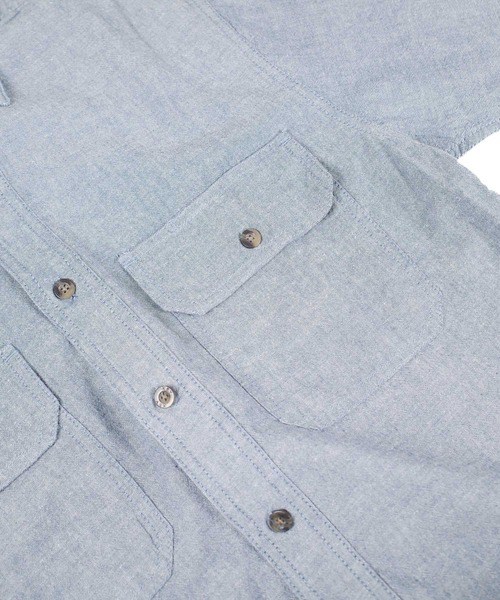 KEY(キイ)の「【T18】【KEY/キー】CHAMBRAY WORK SHIRT SHORT SLEEVE(シャツ/ブラウス・メンズ・ブルー・SMALL/MEDIUM)」の11枚目の写真