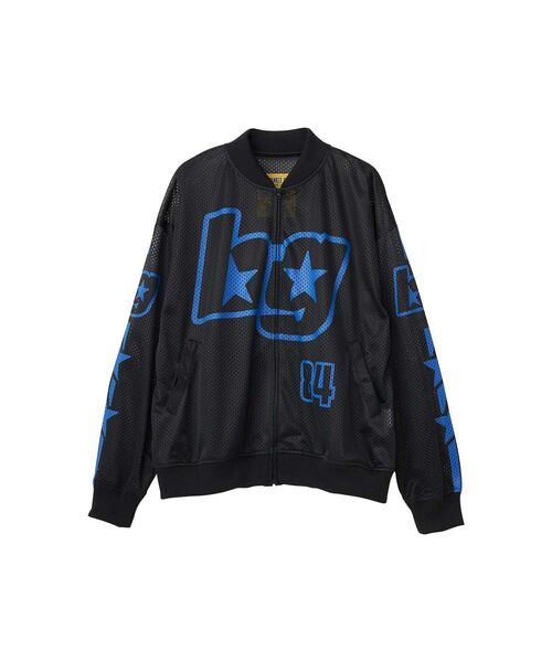 HYSTERIC GLAMOUR（ヒステリックグラマー）の「STAR FRAME メッシュブルゾン（ブルゾン・レディース・ブルー/ブラック・FREE）」の2枚目の写真