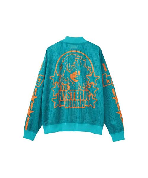 HYSTERIC GLAMOUR（ヒステリックグラマー）の「STAR FRAME メッシュブルゾン（ブルゾン・レディース・ブルー/ブラック・FREE）」の3枚目の写真