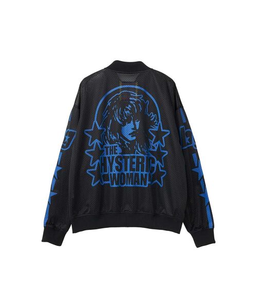 HYSTERIC GLAMOUR（ヒステリックグラマー）の「STAR FRAME メッシュブルゾン（ブルゾン・レディース・ブルー/ブラック・FREE）」の6枚目の写真