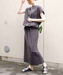 STEPS（ステップス）の「THOUSAND MILE/サウザンドマイル　ギャザーヘムTEE＆スカート セットアップ　GATHERD HEM TEE & SKIRT SET（セットアップ）」