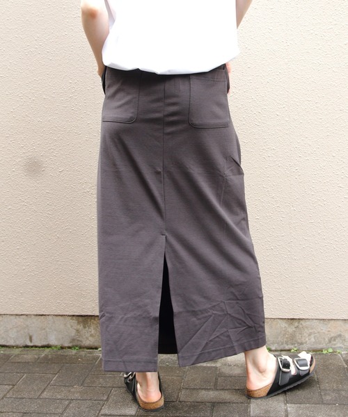 THOUSAND MILE（サウザンドマイル）の「THOUSAND MILE/サウザンドマイル　ギャザーヘムTEE＆スカート セットアップ　GATHERD HEM TEE & SKIRT SET（セットアップ・レディース・ホワイト×ブラック/ブラック/ブラウン・FREE）」の20枚目の写真