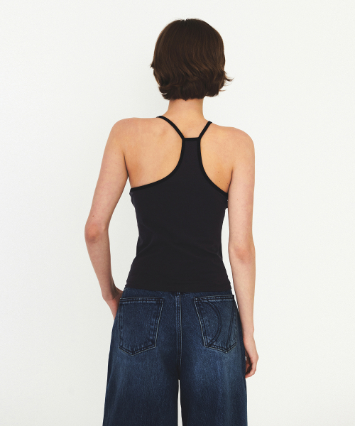 DIAGONAL(ダイアゴナル)の「UNBALANCE SLEEVELESS TOP (dark grey)(Tシャツ/カットソー・レディース・ダークグレー・FREE)」の11枚目の写真