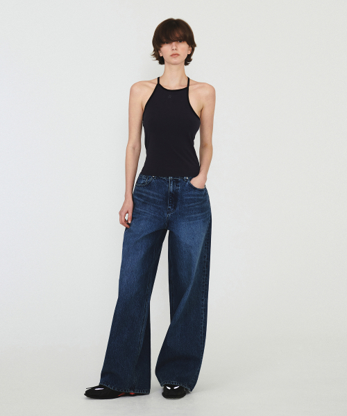 DIAGONAL(ダイアゴナル)の「UNBALANCE SLEEVELESS TOP (dark grey)(Tシャツ/カットソー・レディース・ダークグレー・FREE)」の12枚目の写真
