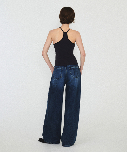 DIAGONAL(ダイアゴナル)の「UNBALANCE SLEEVELESS TOP (dark grey)(Tシャツ/カットソー・レディース・ダークグレー・FREE)」の3枚目の写真