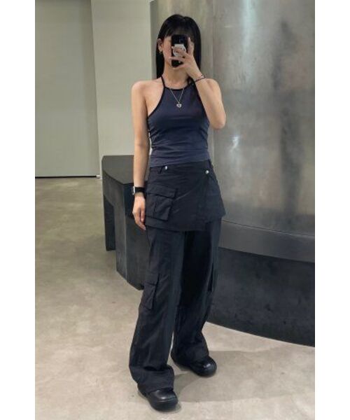 DIAGONAL(ダイアゴナル)の「UNBALANCE SLEEVELESS TOP (dark grey)(Tシャツ/カットソー・レディース・ダークグレー・FREE)」の7枚目の写真