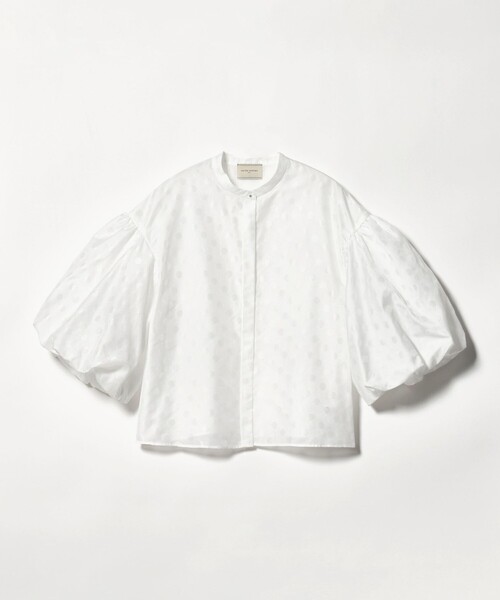 UNITED ARROWS(ユナイテッドアローズ)の「シアー ドット パフ ブラウス ‐ウォッシャブル‐(シャツ/ブラウス・レディース・ネイビー/ブラック/オフホワイト・FREE)」の20枚目の写真