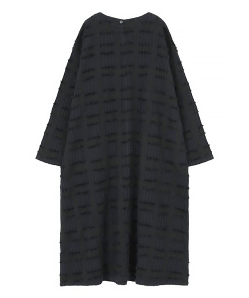 Plantation（プランテーション）の「BIZENチェックWAVE  / S（ワンピース・レディース・ネイビー/ライトグレー/ブルー・M size/L size）」の6枚目の写真