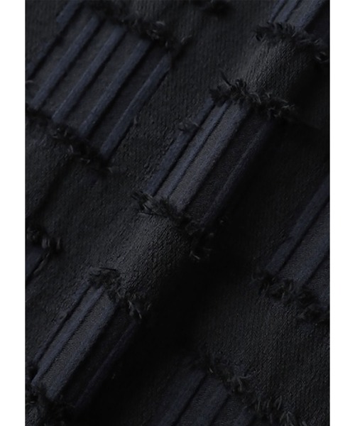 Plantation（プランテーション）の「BIZENチェックWAVE  / S（ワンピース・レディース・ネイビー/ライトグレー/ブルー・M size/L size）」の7枚目の写真