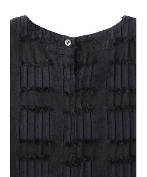 Plantation（プランテーション）の「BIZENチェックWAVE  / S（ワンピース・レディース・ネイビー/ライトグレー/ブルー・M size/L size）」の8枚目の写真