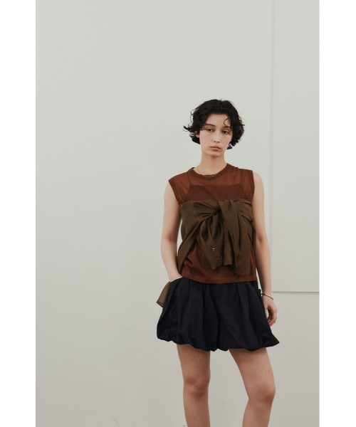 STYLEMIXER（スタイルミキサー）の「ACTIVE撥水UVバルーンショートパンツ（その他パンツ・レディース・アイボリー/ブラック/ミント・SMALL/MEDIUM）」の10枚目の写真
