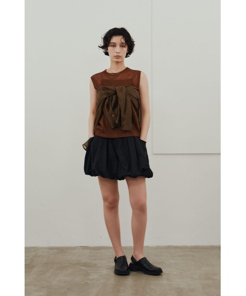 STYLEMIXER（スタイルミキサー）の「ACTIVE撥水UVバルーンショートパンツ（その他パンツ・レディース・アイボリー/ブラック/ミント・SMALL/MEDIUM）」の11枚目の写真