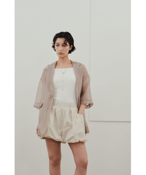 STYLEMIXER（スタイルミキサー）の「ACTIVE撥水UVバルーンショートパンツ（その他パンツ・レディース・アイボリー/ブラック/ミント・SMALL/MEDIUM）」の16枚目の写真