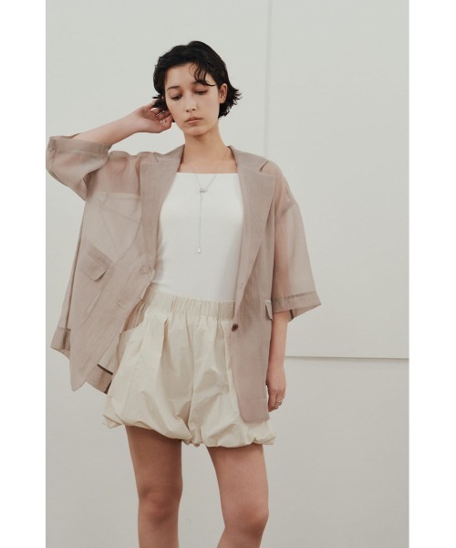 STYLEMIXER（スタイルミキサー）の「ACTIVE撥水UVバルーンショートパンツ（その他パンツ・レディース・アイボリー/ブラック/ミント・SMALL/MEDIUM）」の17枚目の写真