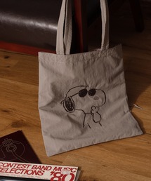 SNOOPY トートバッグ リバーシブル 刺繍