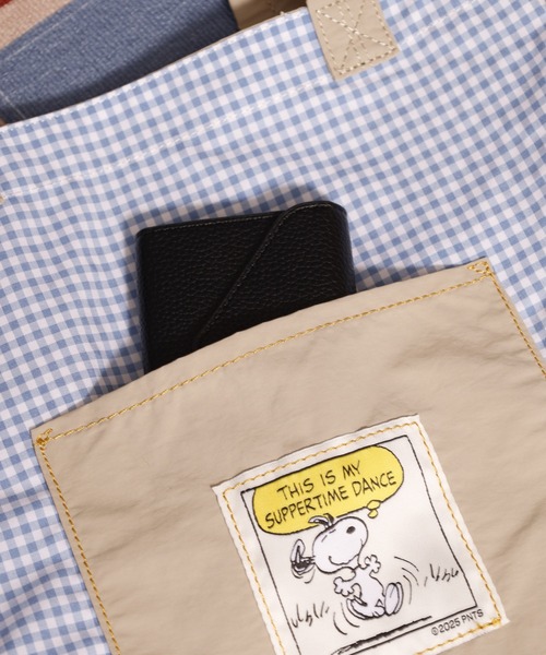 SNOOPY(スヌーピー)の「SNOOPY トートバッグ リバーシブル 刺繍(トートバッグ・レディース・ブルー/グレー/アイボリー/ベージュ/グリーン・FREE)」の16枚目の写真