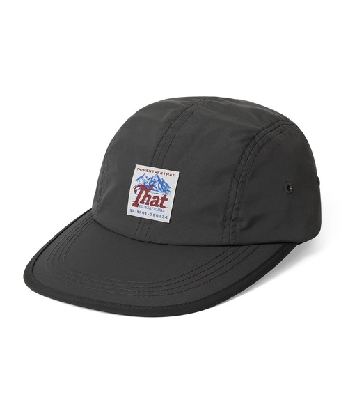 thisisneverthat(ディスイズネバーザット)の「SUPPLEXR Long Bill Cap(キャップ・メンズ・チャコール/バーガンディー・FREE)」の2枚目の写真