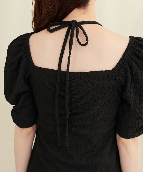 natural couture（ナチュラルクチュール）の「【水着】ねじりトップス＋ショーツSET（水着・レディース・ピンク/ブラック/ブルー/ラベンダー・FREE）」の16枚目の写真