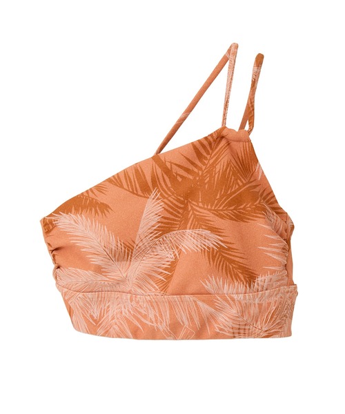 Julier Yoga and Relax(ジュリエヨガアンドリラックス)の「Julier palm treeアシンメトリーブラトップ(水着・レディース・ベージュ/オレンジ/ホワイト・0/1)」の9枚目の写真
