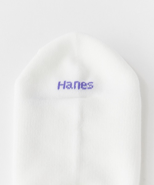 HANES(ヘインズ)の「Hanes/ヘインズ Hanes originals 3P ハーフパイル 足底転写ロゴ フルレングス丈ソックス 2026年 夏 夏服(ソックス/靴下・メンズ・ホワイト/ブラック/グレー・S)」の9枚目の写真