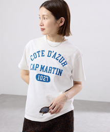 IENA | BLACK COTE D'AZUR ロゴTシャツ(Tシャツ/カットソー)