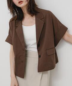 LUSTER SHEER HALF JACKET（テーラードジャケット）｜Ameri（アメリ