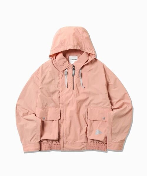 and wander/アンドワンダー】water repellent light jacket（ナイロン