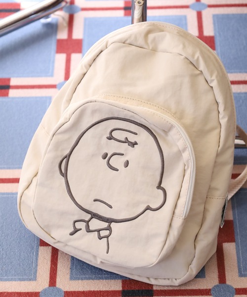 PEANUTS（ピーナッツ）の「SNOOPY スヌーピー ミニリュック（バックパック/リュック・レディース・ブラック/オフホワイト/ブルー/ベージュ・FREE）」の3枚目の写真
