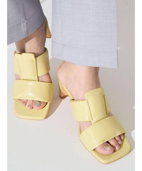 ELENDEEK(エレンディーク)の「CROSS BAND SANDAL(サンダル・レディース・ブラック/イエロー・38/37)」の6枚目の写真