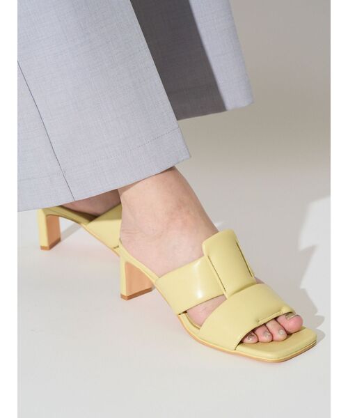 ELENDEEK(エレンディーク)の「CROSS BAND SANDAL(サンダル・レディース・ブラック/イエロー・38/37)」の7枚目の写真